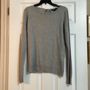 Lauren Ralph Lauren grey crew neck sweater